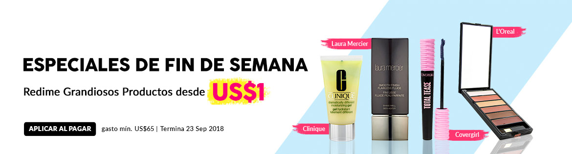 Weekend Specials, Ends 23 Sep 2018. Redeem Great Products from US$1 (min. spend US$65)
