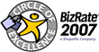 bizrate circle of excellence