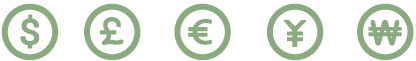currency icons