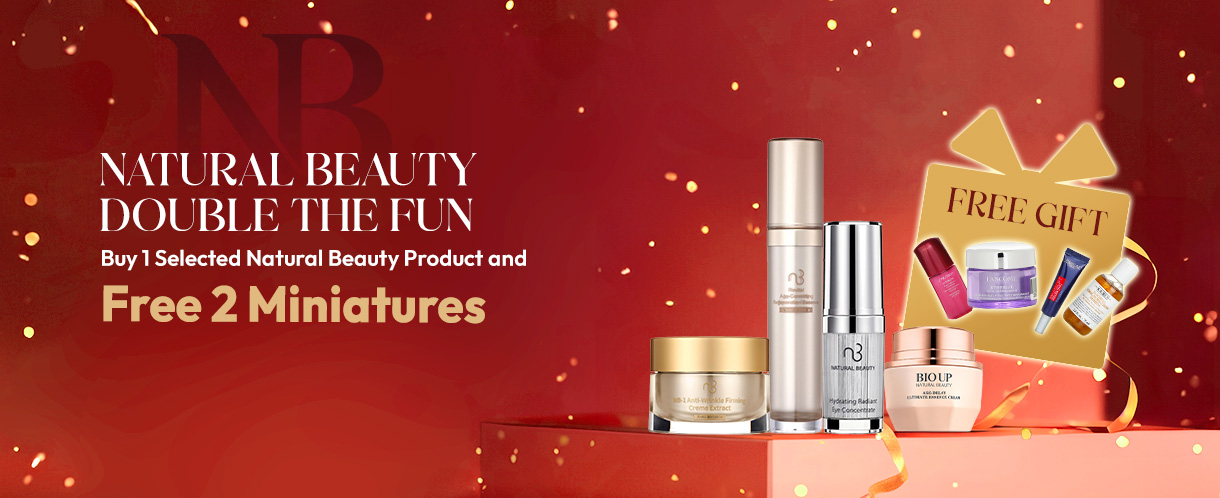 Embrace Natural Beauty and Enjoy Special Offers! Now, when you purchase designated Natural Beauty products, you can  Choose two miniatures for free from a curated selection of options!