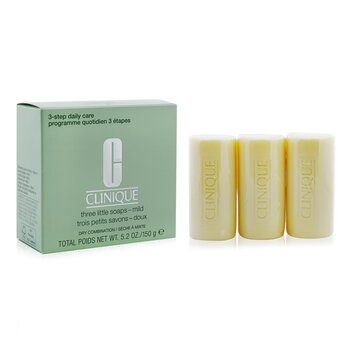三步曲洁面皂 亲肤皂(3 件小装配盒)-温和型 适用干性至混合性肌肤 3x50g