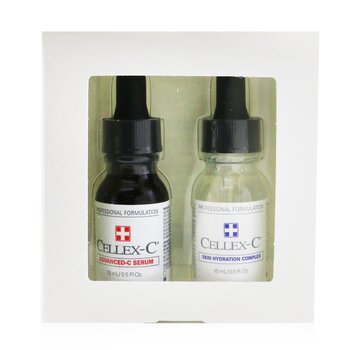 Advanced-C Serum 2 Step Starter Kit: Advanced-C Serum + Skin Hydration Complex  2x15ml/0.5oz