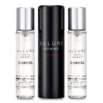 temperen Rauw Afkorting Chanel - Allure Homme Sport Eau De Toilette Travel Spray (With Two Refills)  3x20ml/0.7oz (M) - Eau De Toilette | Free Worldwide Shipping |  Strawberrynet BR