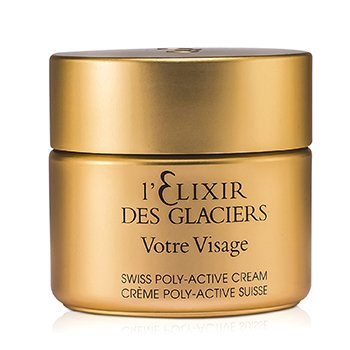 Intensywnie regenerujący krem do twarzy Elixir Des Glaciers Votre Visage Swiss Poly-Active Cream (nowe opakowanie)  50ml/1.7oz