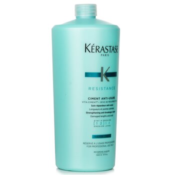 Resistance Ciment Anti-Usure Strengthening Anti-Breakage Cream - Rinse Out (For Damaged Lengths & Ends)  1000ml/34oz