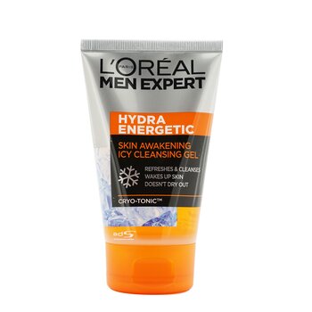 Men Expert Hydra Energetic Skin Awakening Icy Cleansing Gel  100ml / 3.4oz