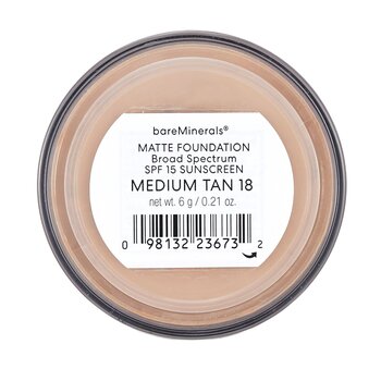 BareMinerals Base Maquillaje Mate Amplio Espectro SPF15  6g/0.21oz
