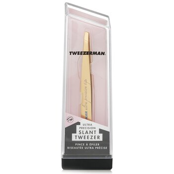 Tweezerman Slant Tweezer Ultra Precision (Tin Coated) (Studio Collection) Picture Color