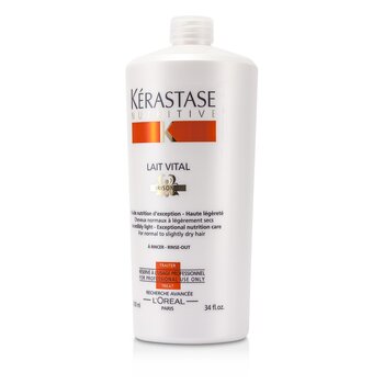 Nutritive Lait Vital Incredibly Light - Exceptional Nutrition Care (za normalnu do lagano suhu kosu) 1000ml/34oz