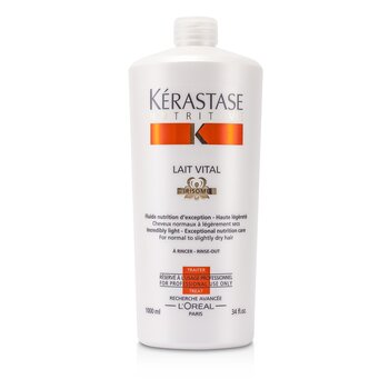 Nutritive Lait Vital Incredibly Light - Exceptional Nutrition Care (For Normal to Slightly Dry Hair)  1000ml/34oz