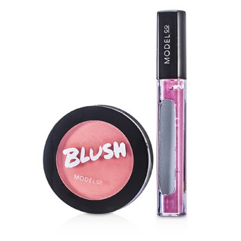 Essential Beauty (1x Blush Cheek Powder, 1x Shine Ultra Lip Gloss)  2pcs