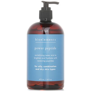 Bioelements Power Peptide - Age-Fighting Facial Toner (Salon Size, For All Skin Types, Except Sensitive) 473ml/16oz