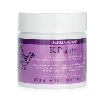 KP Duty Dermatologist Formulated Body Scrub  473ml/16oz