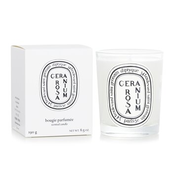 Scented Candle - Geranium Rosa (Rose Geranium) 190g/6.5oz