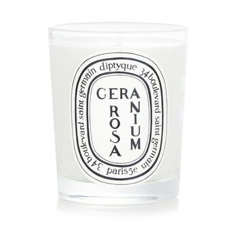 Scented Candle - Geranium Rosa (Rose Geranium) 190g/6.5oz