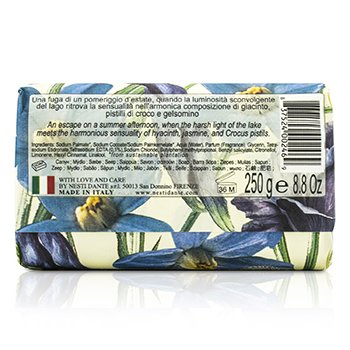 Dolce Vivere Fine Natural Soap - Lago Di Como - Jasmine, Crocus Pistils & Blue Hyacinth  250g/8.8oz