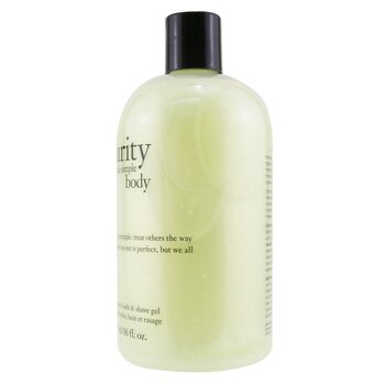 Purity Made Simple For Body 3-in-1 Shower, Bath & Shave Gel  480ml/16oz