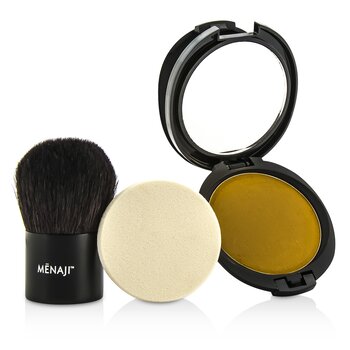 HDPV Anti-Shine Sunless Tan Kit: HDPV Anti-Shine Powder - T (Tan) 10g + Deluxe Kabuki Brush 1pc  2pcs