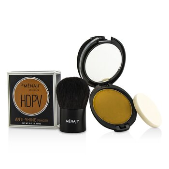 HDPV Anti-Shine Sunless Tan Kit: HDPV Anti-Shine Powder - T (Tan) 10g + Deluxe Kabuki Brush 1pc  2pcs