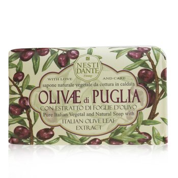 Jabón Natural con Extracto de Hoja de Oliva Italiana  - Olivae Di Puglia  150g/3.5oz