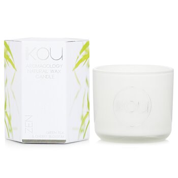 Eco-Luxury Aromacology Natural Wax Candle Glass - Zen (Green Tea & Cherry Blossom)  85g