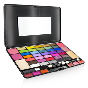 Laptop Style MakeUp Kit 8075 (35x EyeShadow, 4x Blusher, 2x Powder Cake, 6x Lipgloss)  -
