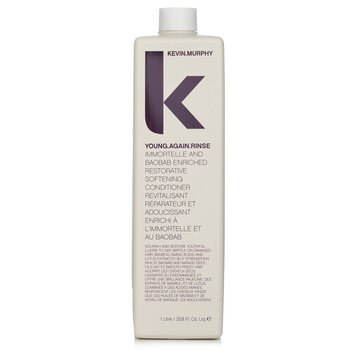 Young.Again.Rinse (Immortelle and Baobab Infused Restorative Softening Conditioner - To Dry, Brittle or Damaged Hair)  1000ml/33.8oz
