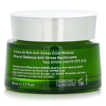 Mineral Radiance Overnight De-Stressing Cream  50ml/1.7oz