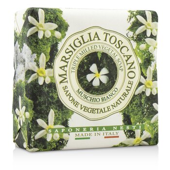 Marsiglia Toscano Triple Milled Vegetal Soap - Muschio Bianco  200g/7oz