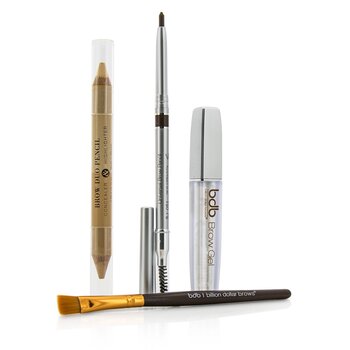 Best Sellers Kit: 1x Universal Brow Pencil 0.27g/0.009oz, 1x Brow Duo Pencil 2.98g/0.1oz, 1x Smudge Brush, 1x Brow Gel 3ml/0.1oz  4pcs