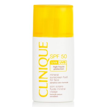 Mineral Sunscreen Fluid For Face SPF 50 - Sensitive Skin Formula  30ml/1oz