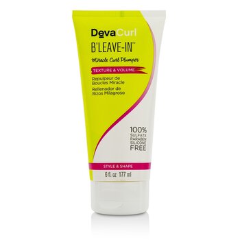 B'Leave-In (Miracle Curl Plumper - Texture & Volume)  177ml/6oz