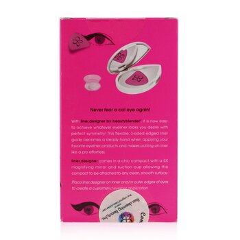 Liner Designer (1x Eyeliner Application Tool, 1x Magnifying Mirror Compact, 1x Suction Cup)  3pcs