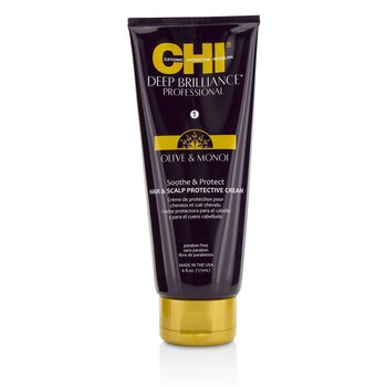 Deep Brilliance Olive & Monoi Soothe & Protect Hair & Scalp Protective Cream  177ml/6oz