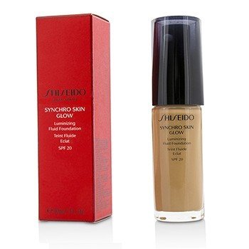 shiseido synchro skin glow foundation golden 3