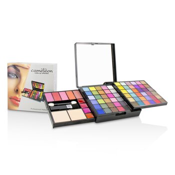 MakeUp Kit Deluxe G2363 (66x Eyeshadow, 5x Blusher, 2x Pressed Powder, 4x Lipgloss, 3x Applicator)  -