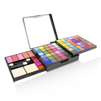 MakeUp Kit Deluxe G2363 (66x Eyeshadow, 5x Blusher, 2x Pressed Powder, 4x Lipgloss, 3x Applicator)  -