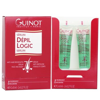 Depil Logic Anti Hair Regrowth Face & Body Serum  2x8ml/0.27oz