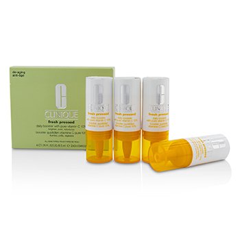 Fresh Pressed Daily Booster with Pure Vitamin C 10% - All Skin Types  4x8.5ml/0.29oz