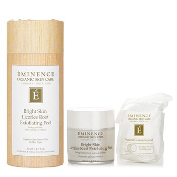 Bright Skin Licorice Root Exfoliating Peel (with 35 Dual-Textured Cotton Rounds)  50ml/1.7oz