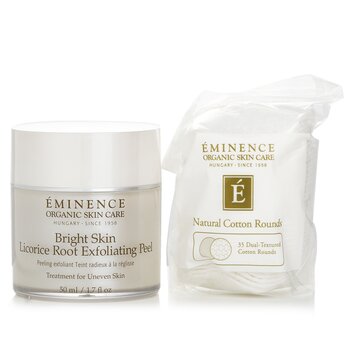 Bright Skin Licorice Root Exfoliating Peel (with 35 Dual-Textured Cotton Rounds)  50ml/1.7oz