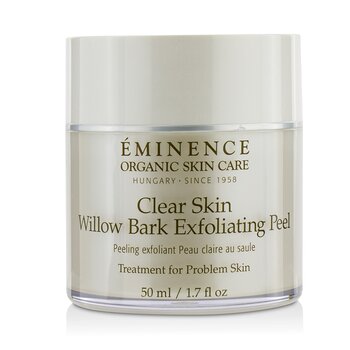 Clear Skin Willow Bark Exfoliating Peel (with 35 Dual-Textured Cotton Rounds)  50ml/1.7oz