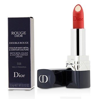 Christian Dior Rouge Dior Double Rouge Matte Metal Colour Couture Contour Lipstick 558 Wild Panarea 35g012oz