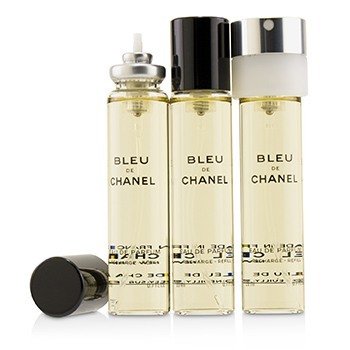 Chanel - Bleu De Chanel Eau De Parfum Twist & Spray Refill 3x20ml (M ...
