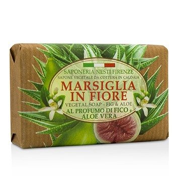 Marsiglia In Fiore Vegetal Soap - Fig & Aloe Vera  125g/4.3oz