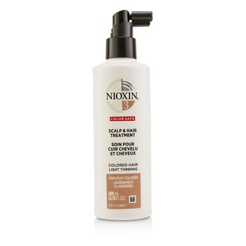Nioxin Diameter System 3 Scalp Hair Treatment Colored Hair