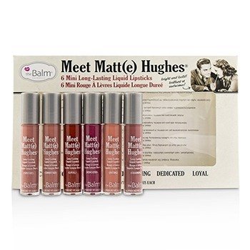 TheBalm Meet Matt(e) Hughes 6 Стойких Жидких Губных Помад Мини - Vol.1 6x1.2ml/0.04oz