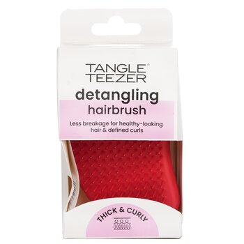 Thick & Curly Detangling Hair Brush - # Salsa Red (For Thick, Wavy and Afro Hair)  1pc