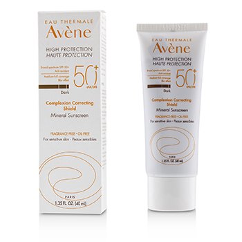 Avene Complexion Correcting Shield Mineral Sunscreen Spf 50 Dark For Sensitive Skin 40ml135oz Bbcc Cream Free Worldwide Shipping