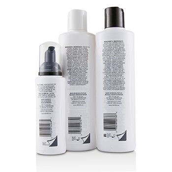3D Care System Kit 6 - For Chemically Treated Hair, Progressed Thinning 3pcs